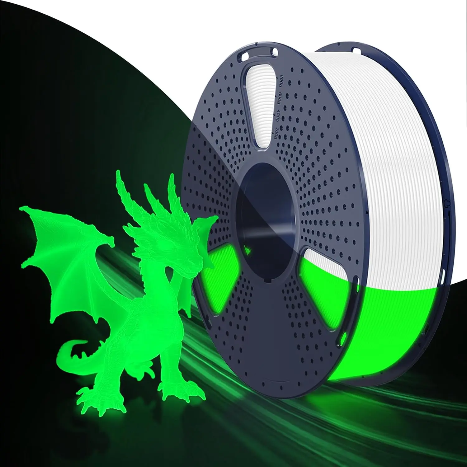 Filament SUNLU PETG Świecący w ciemności (GLOW)