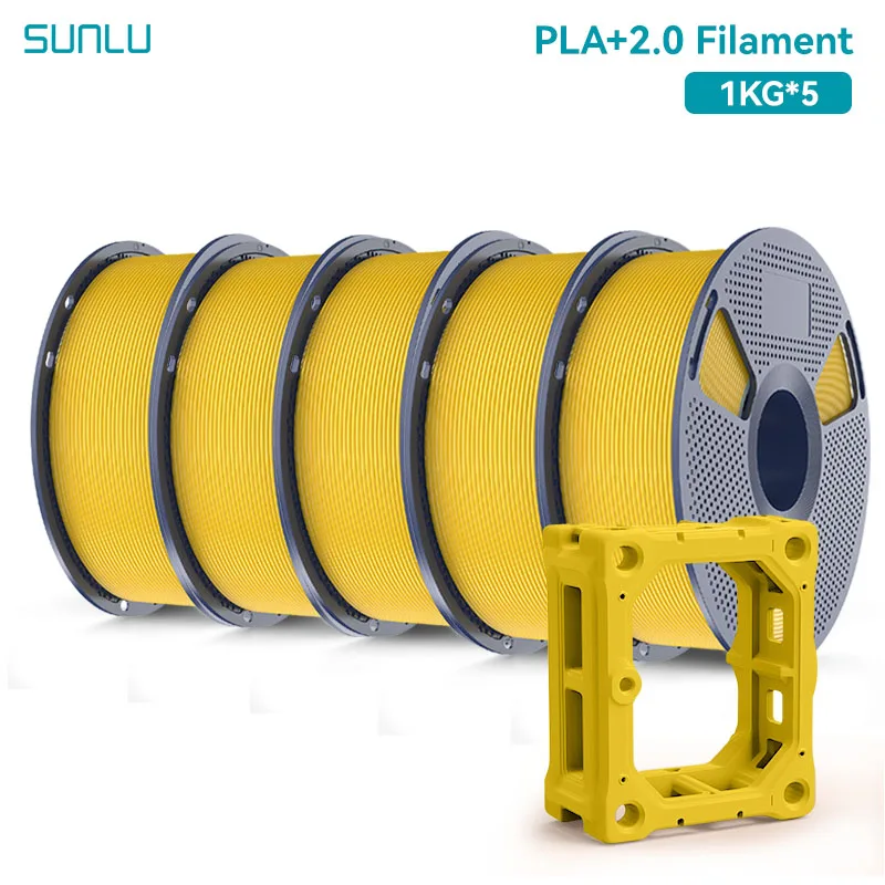 Filament SUNLU PLA Plus Żółty (YELLOW)