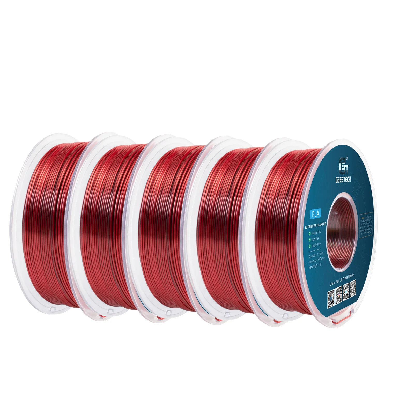 Filament GEEETECH PLA  Dwukolorowy Jedwabny (DUAL SILK)