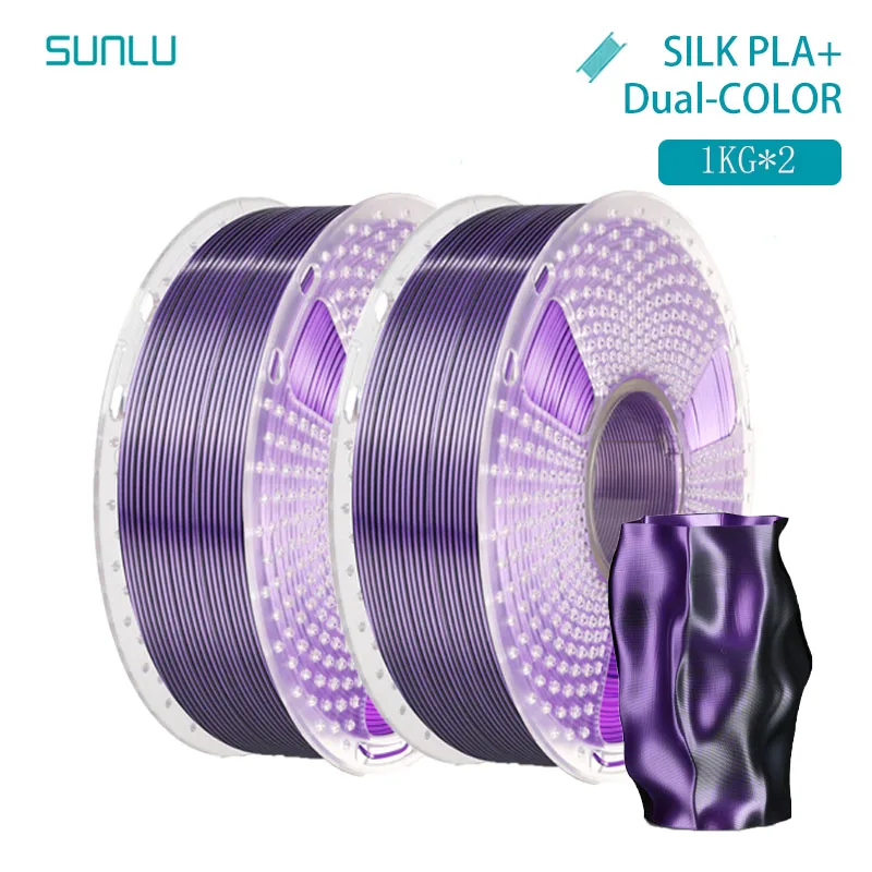 Filament SUNLU PLA  Dwukolorowy Jedwabny (DUAL SILK)
