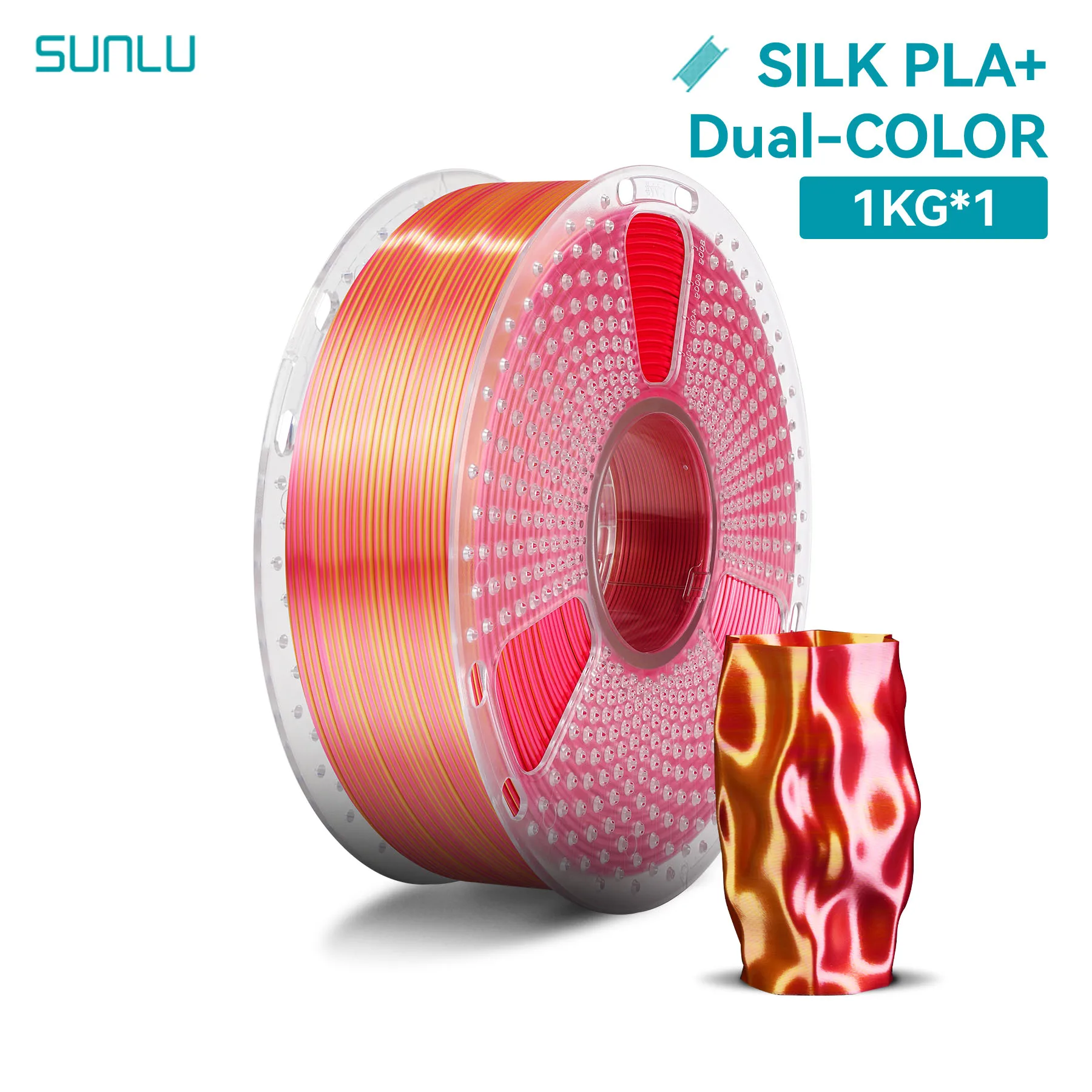Filament SUNLU PLA  Dwukolorowy Jedwabny (DUAL SILK)