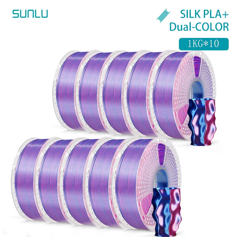 Filament SUNLU PLA  Dwukolorowy Jedwabny (DUAL SILK)