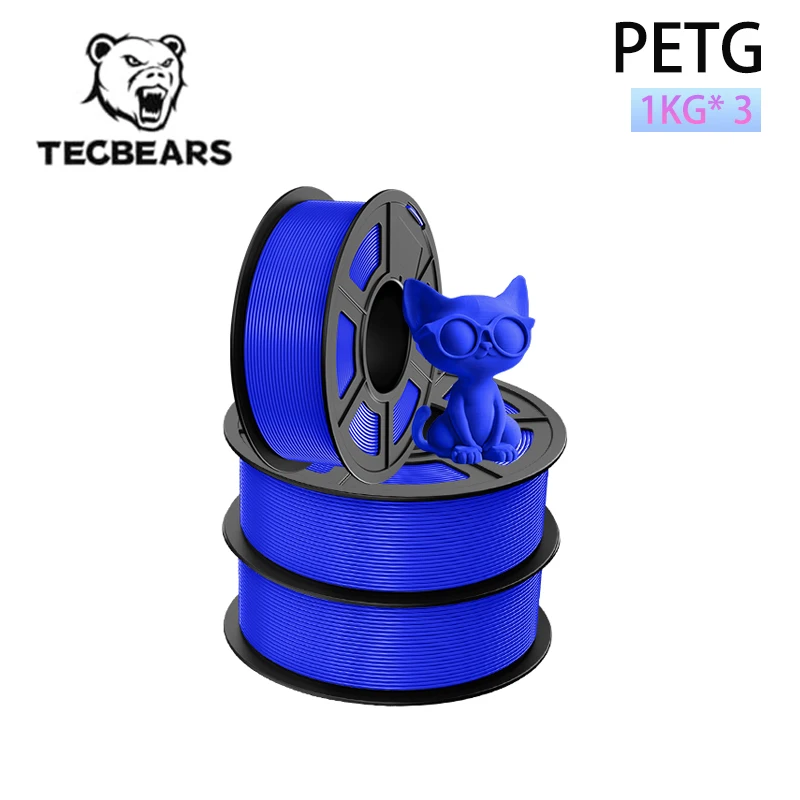 Filament TECBEARS PETG Niebieski (BLUE)