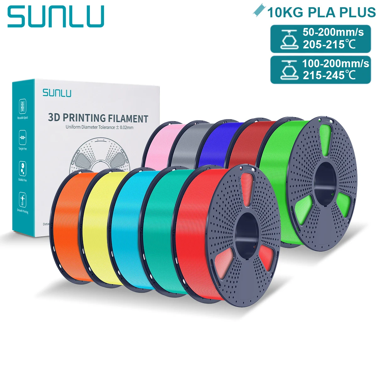 Filament SUNLU PLA Plus 