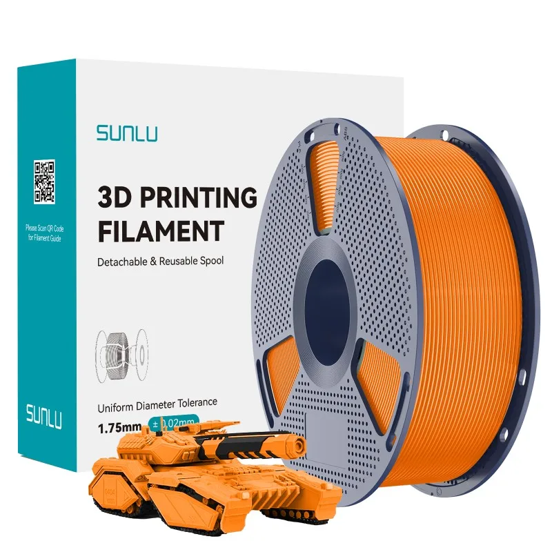 Filament SUNLU PLA Pomarańczowy (ORANGE)