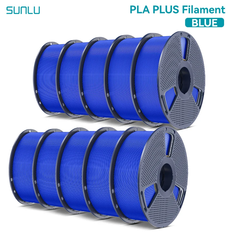 Filament SUNLU PLA Plus Niebieski (BLUE)