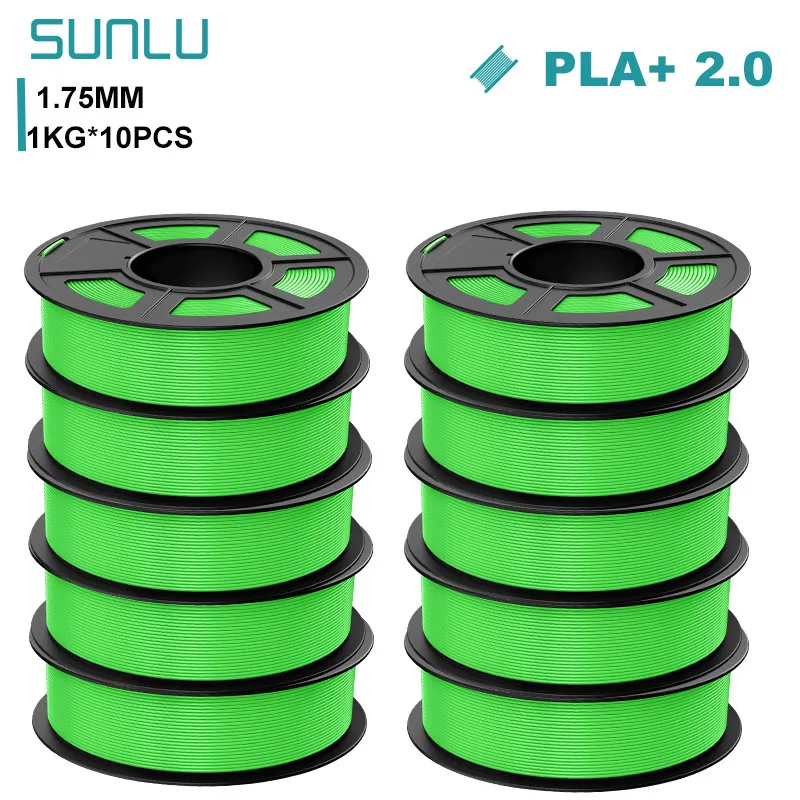 Filament SUNLU PLA Plus Zielony (GREEN)