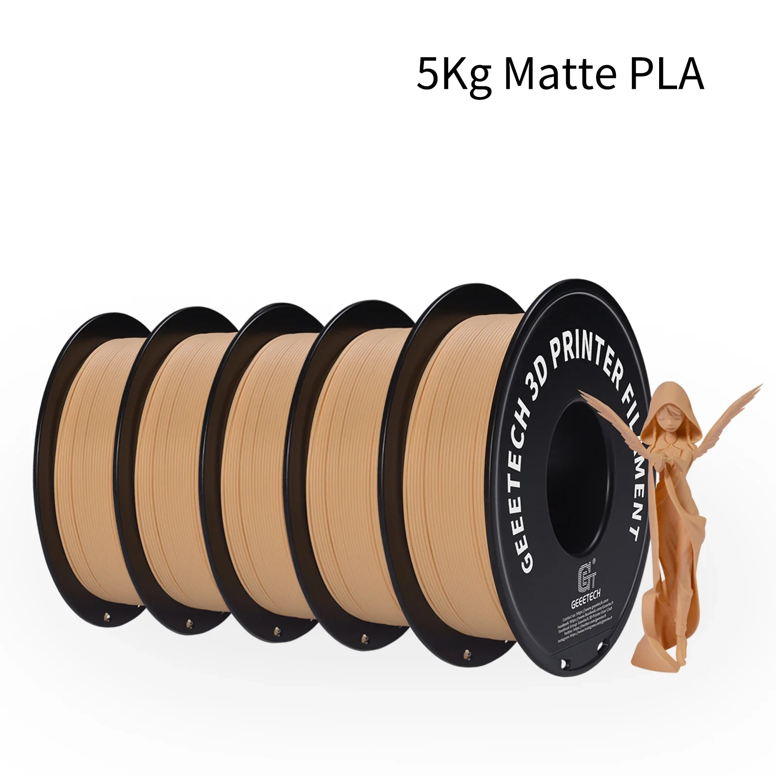 Filament GEEETECH PLA Różowy Matowy (PINK MATTE)