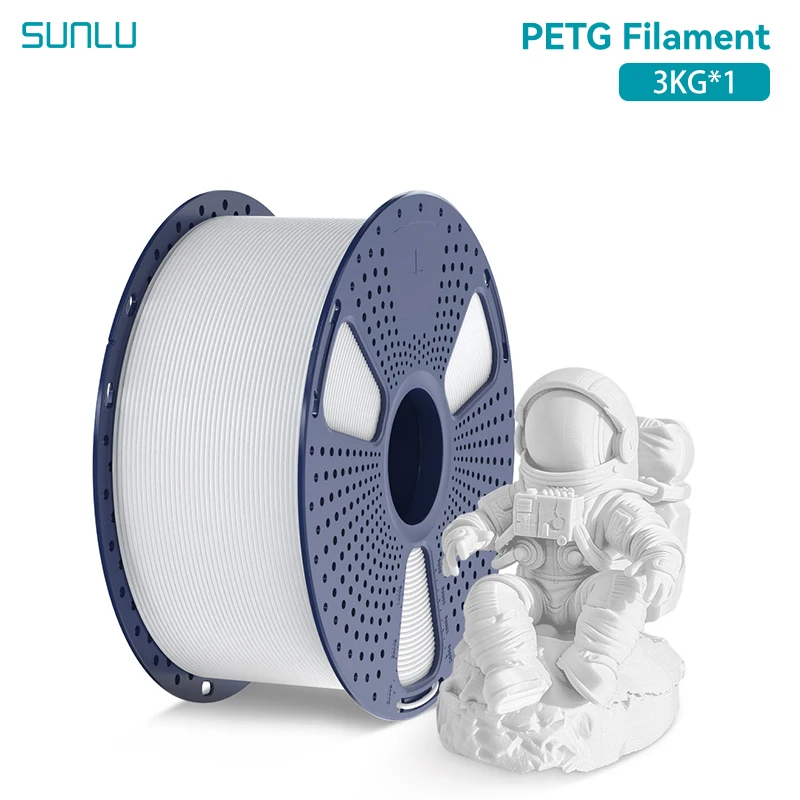 Filament SUNLU PETG Plus Biały (WHITE)