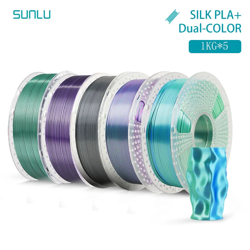 Filament SUNLU PLA  Dwukolorowy Jedwabny (DUAL SILK)
