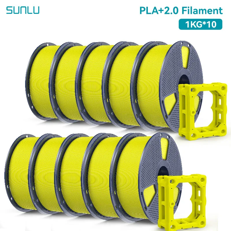 Filament SUNLU PLA Plus Żółty (YELLOW)