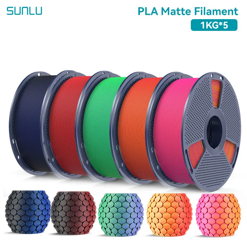 Filament SUNLU PLA Niebieski Dwukolorowy Matowy (BLUE DUAL MATTE)