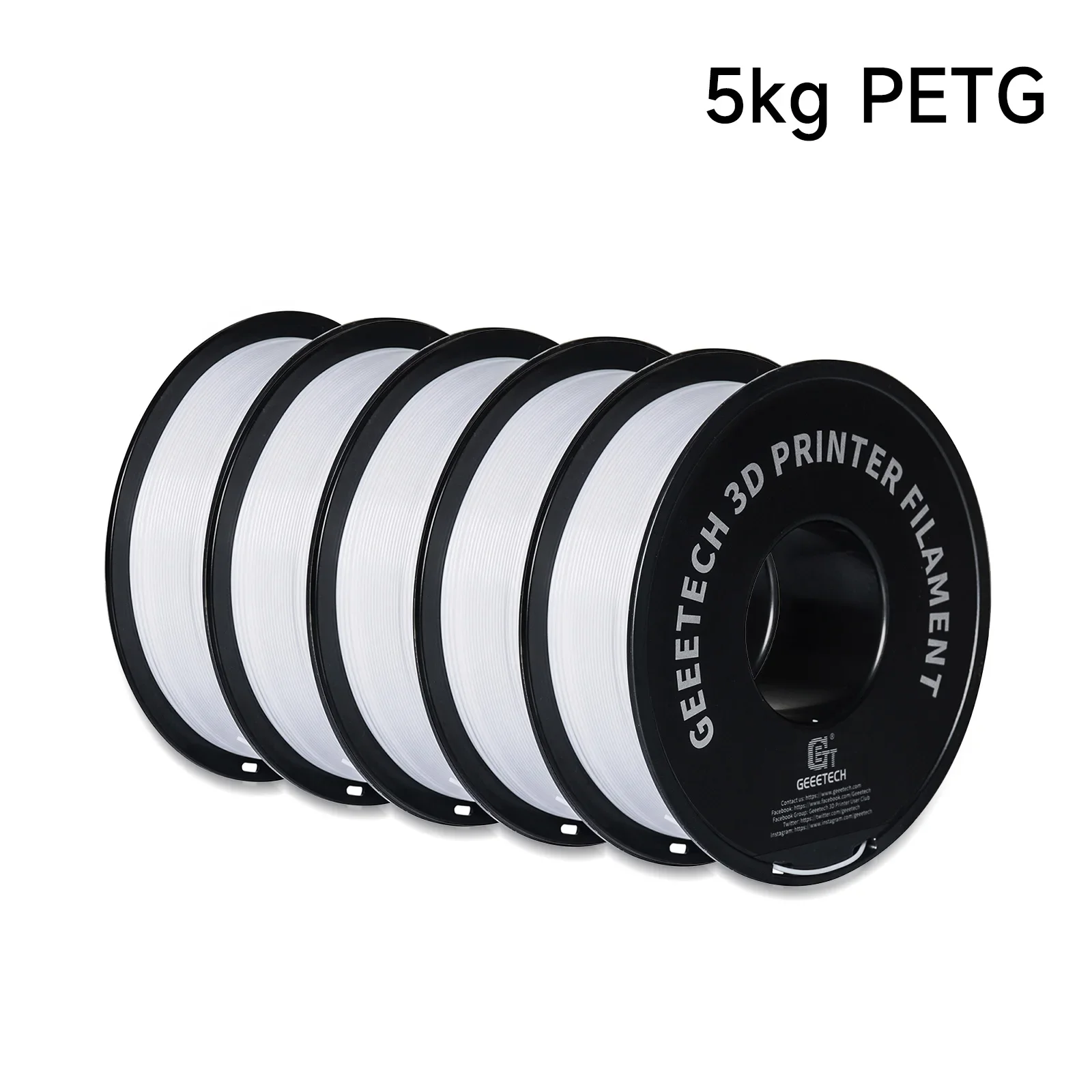 Filament GEEETECH PETG Biały (WHITE)