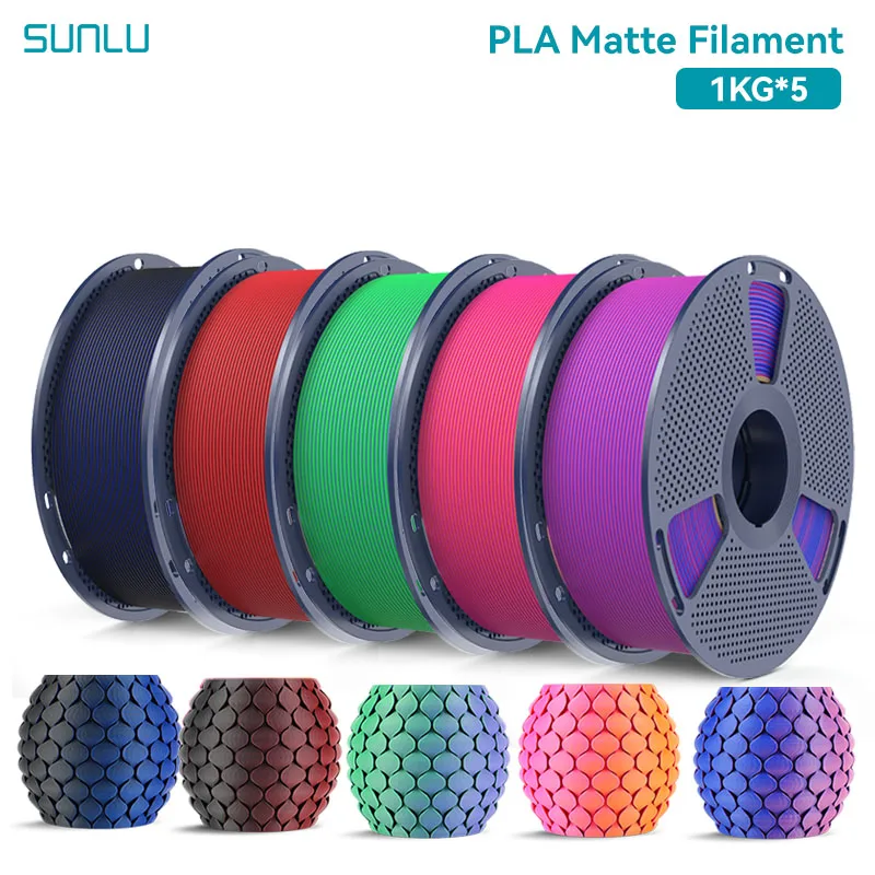 Filament SUNLU PLA Niebieski Dwukolorowy Matowy (BLUE DUAL MATTE)