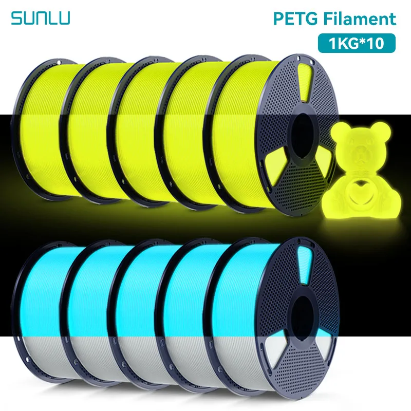 Filament SUNLU PETG  Świecący w ciemności (GLOW)