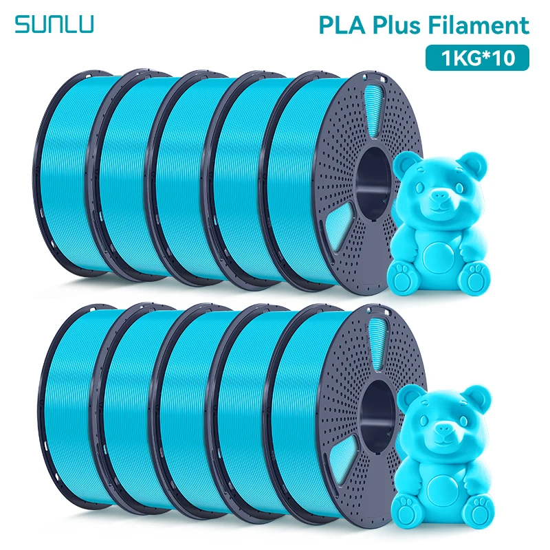 Filament SUNLU PLA Plus Niebieski (BLUE)