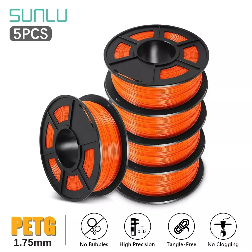 Filament SUNLU PETG Pomarańczowy (ORANGE)