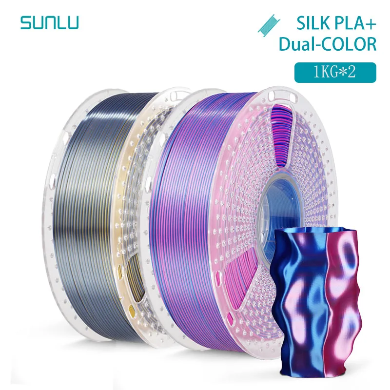 Filament SUNLU PLA  Dwukolorowy Jedwabny (DUAL SILK)