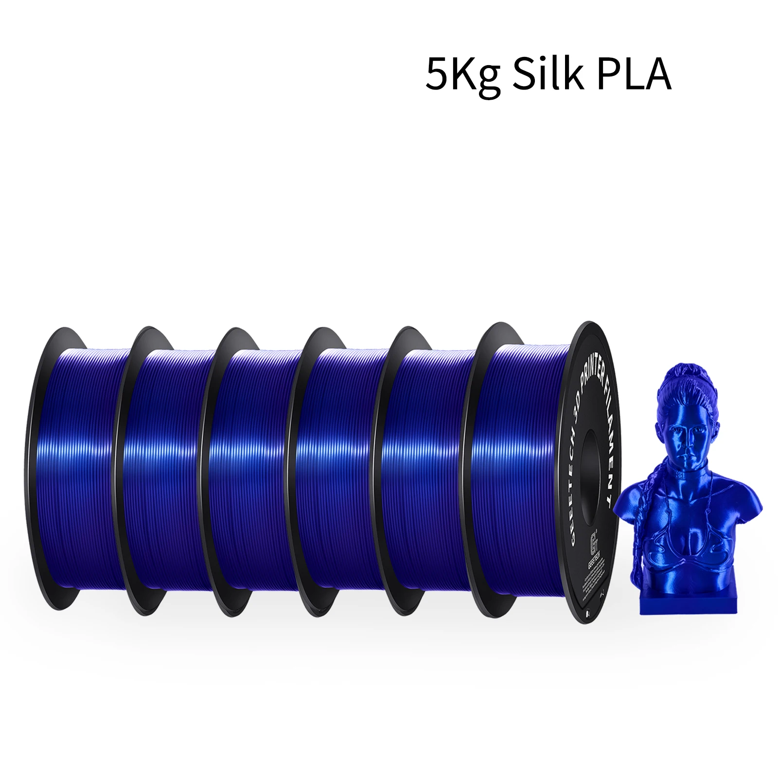 Filament GEEETECH PLA Niebieski Jedwabny (BLUE SILK)