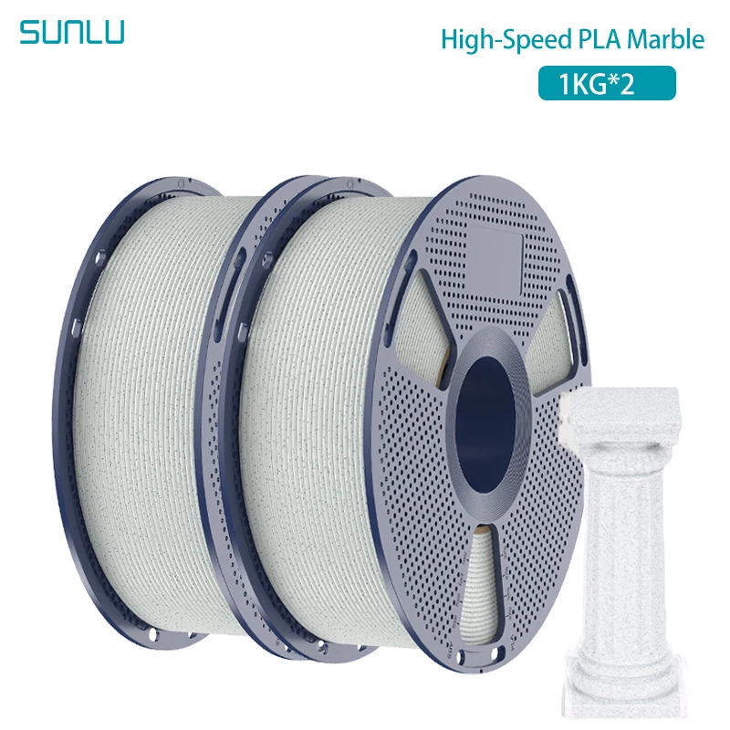 Filament SUNLU PLA High-Speed Zielony Teksturowany (GREEN TEXTURED)