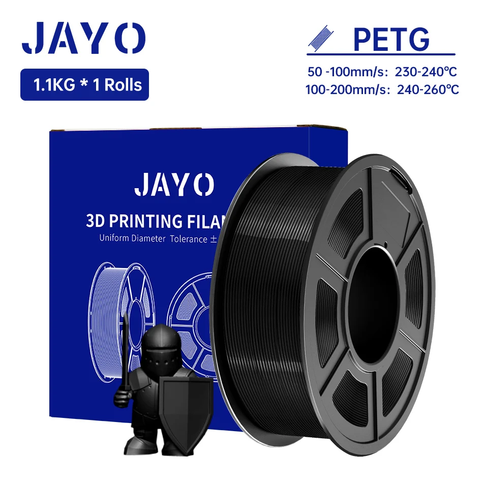 Filament JAYO PETG Czarny (BLACK)