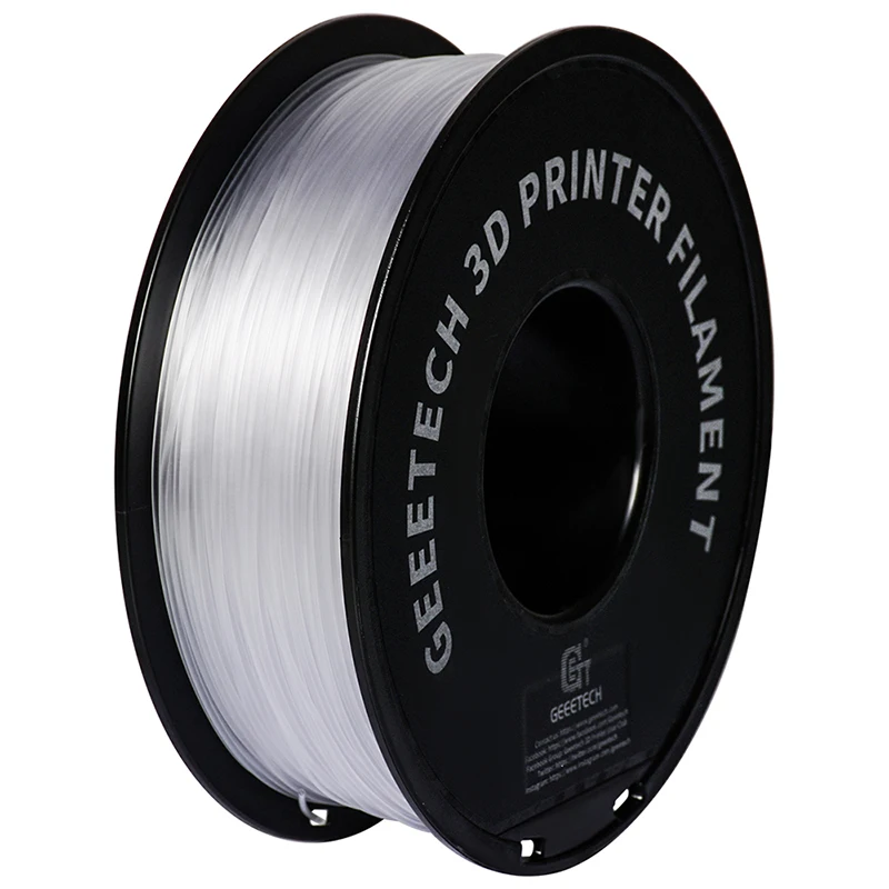 Filament GEEETECH PETG Naturalny Przezroczysty (NATURAL TRANSPARENT)