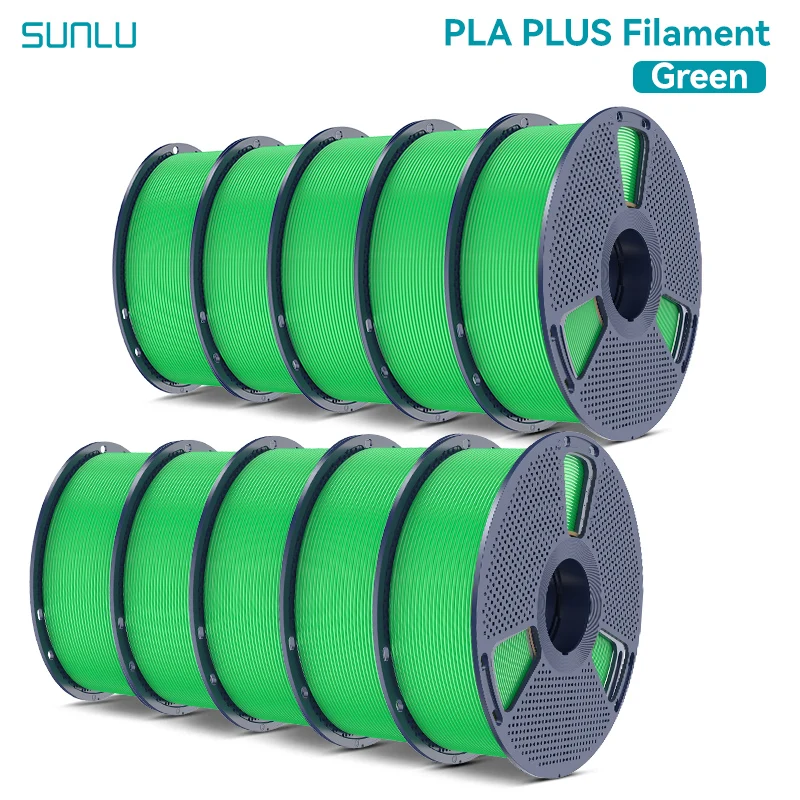 Filament SUNLU PLA Plus Zielony (GREEN)