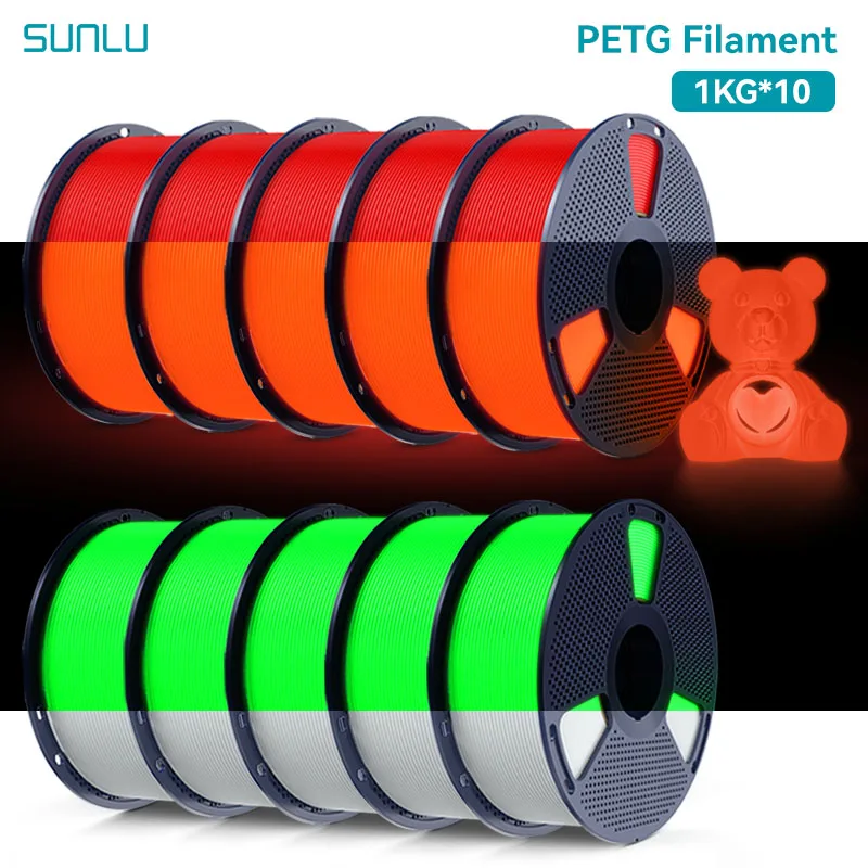 Filament SUNLU PETG  Świecący w ciemności (GLOW)