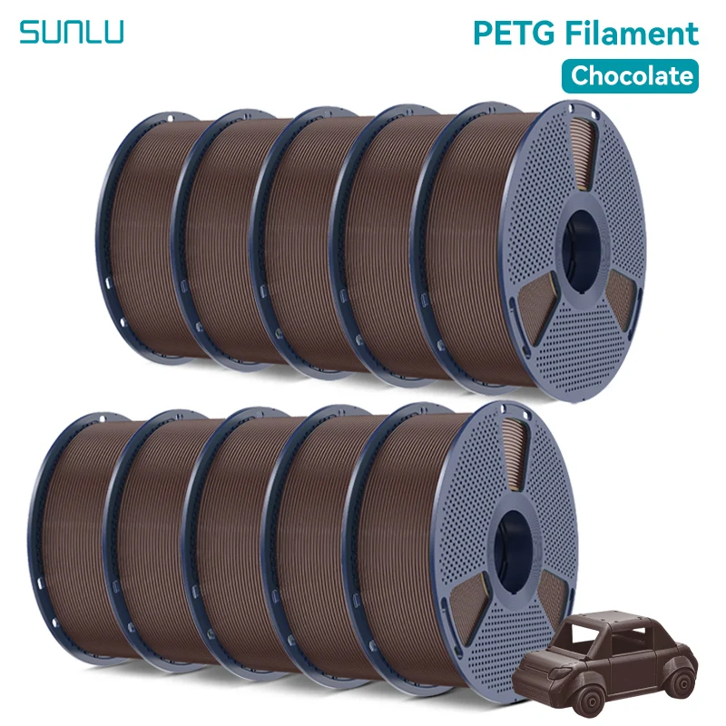 Filament SUNLU PETG Brązowy (BROWN)