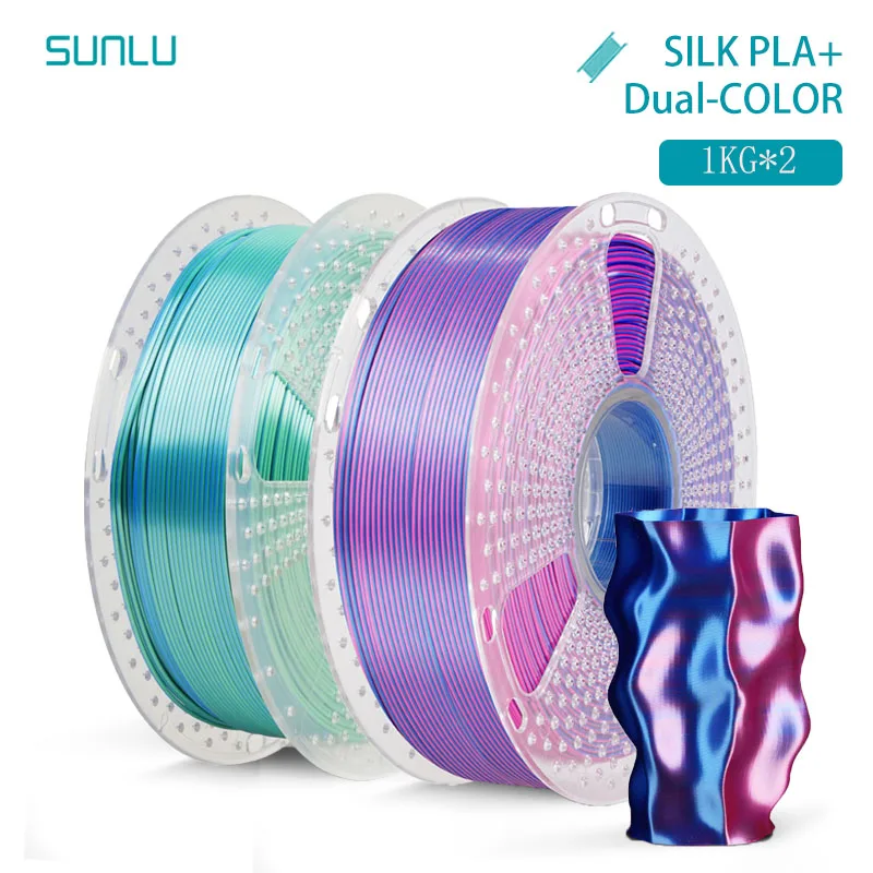 Filament SUNLU PLA  Dwukolorowy Jedwabny (DUAL SILK)