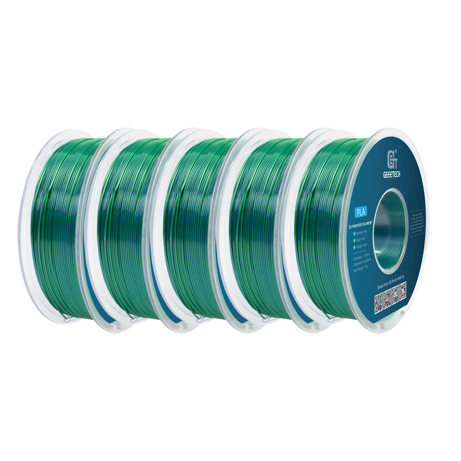 Filament GEEETECH PLA  Dwukolorowy Jedwabny (DUAL SILK)