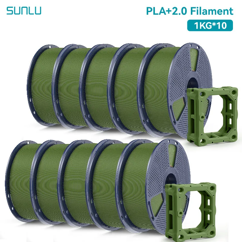 Filament SUNLU PLA Plus Zielony (GREEN)