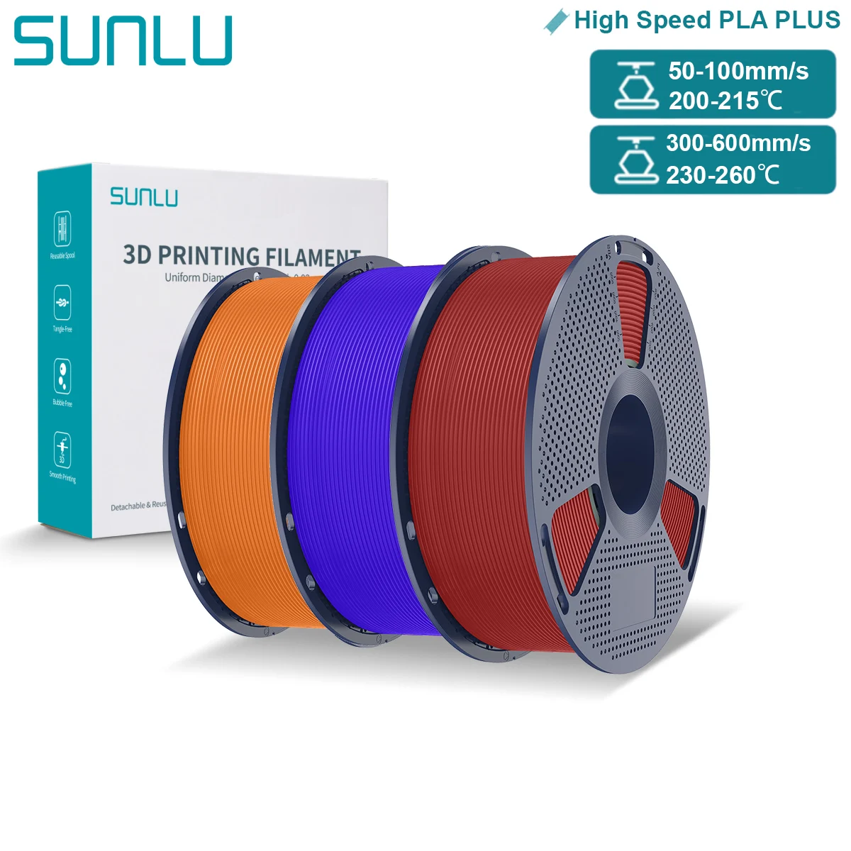 Filament SUNLU PLA Plus High-Speed 