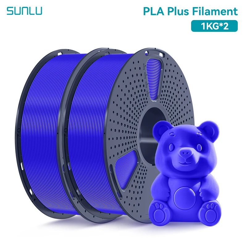 Filament SUNLU PLA Plus Niebieski (BLUE)