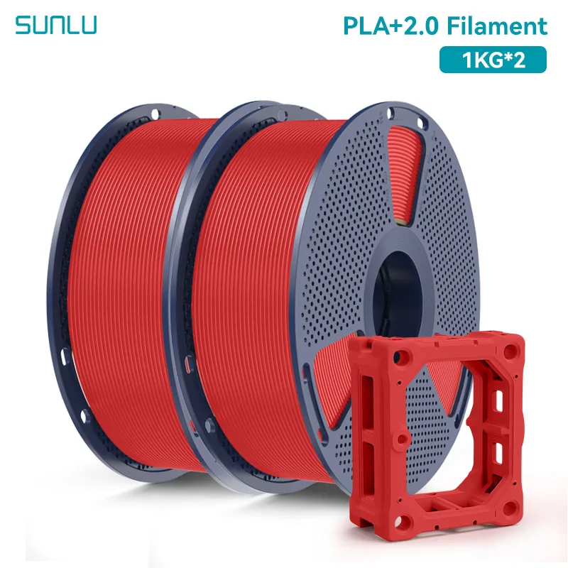 Filament SUNLU PLA Plus Czerwony (RED)
