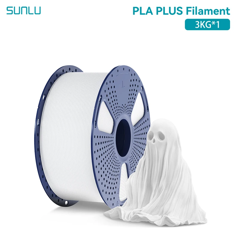 Filament SUNLU PLA Plus Biały (WHITE)