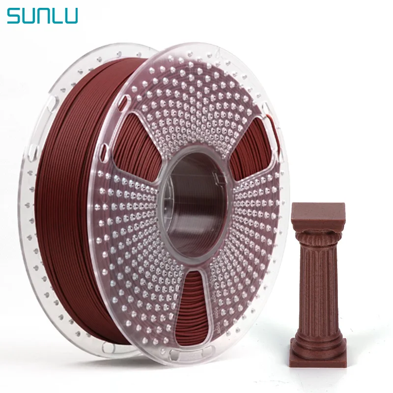 Filament SUNLU PLA High-Speed Czerwony Teksturowany (RED TEXTURED)