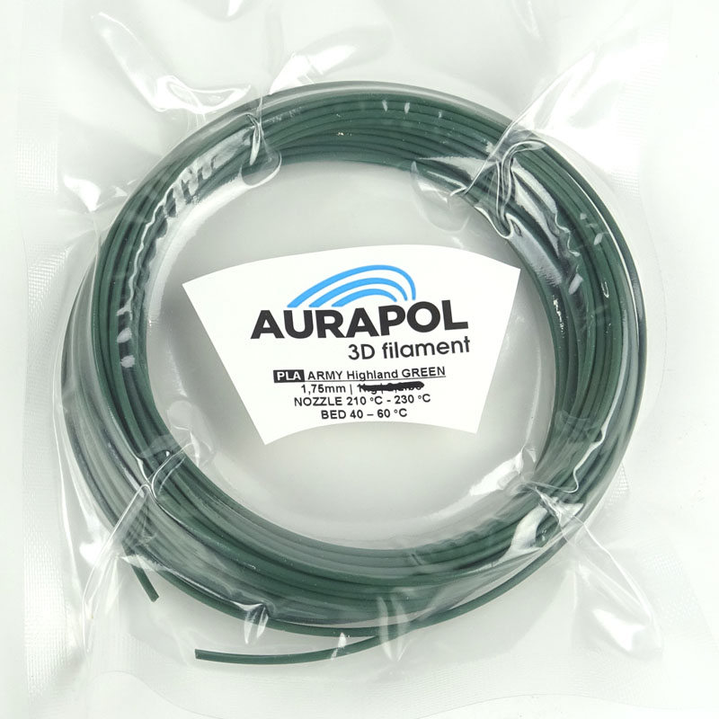 Filament Aurapol PLA Zielony (GREEN)