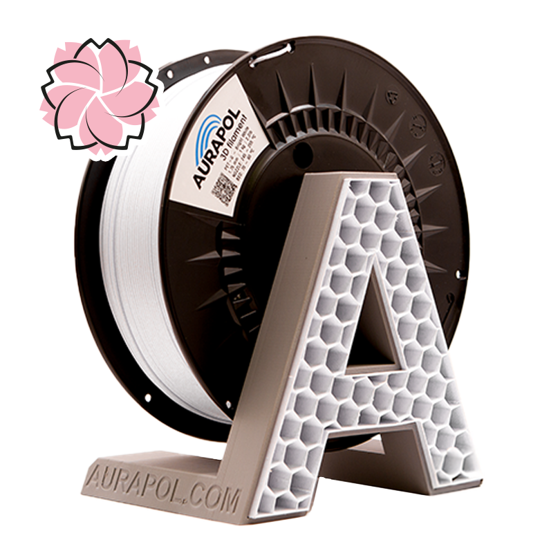 Filament Aurapol PETG Biały (WHITE)