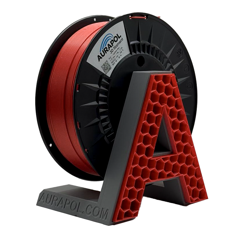 Filament Aurapol PLA Czerwony (RED)