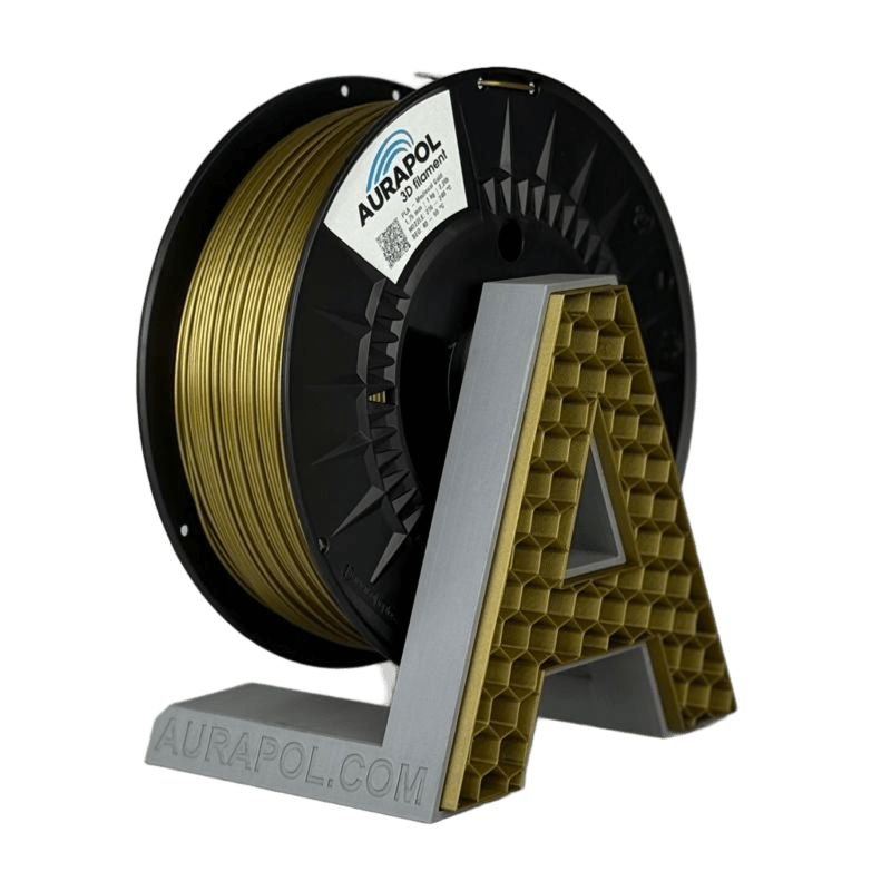 Filament Aurapol PLA Złoty (GOLD)