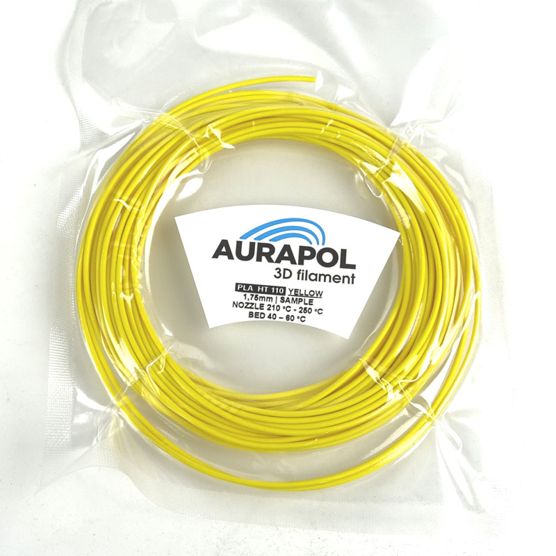 Filament Aurapol PLA Żółty (YELLOW)