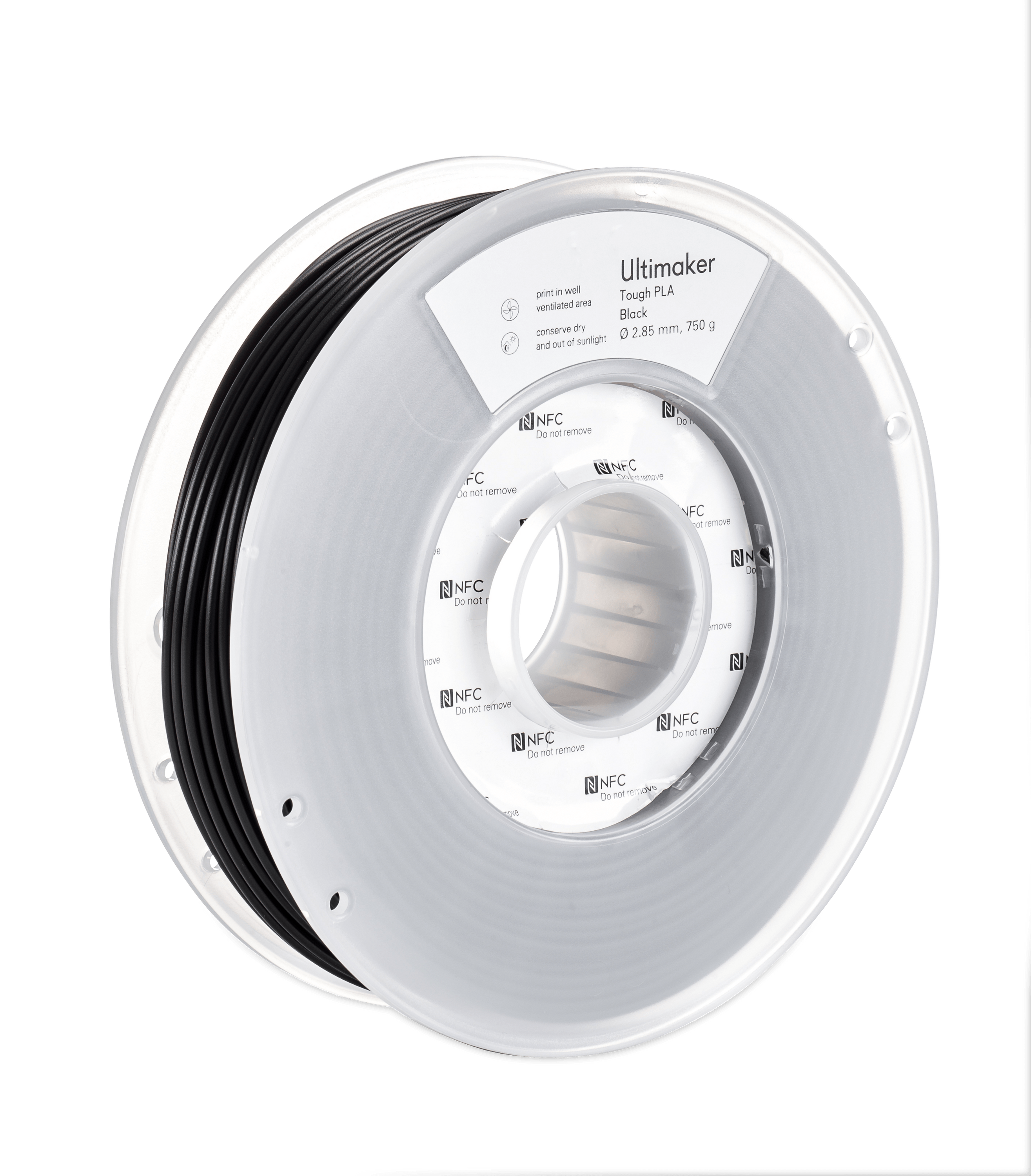 Filament UltiMaker PLA Czarny (BLACK)