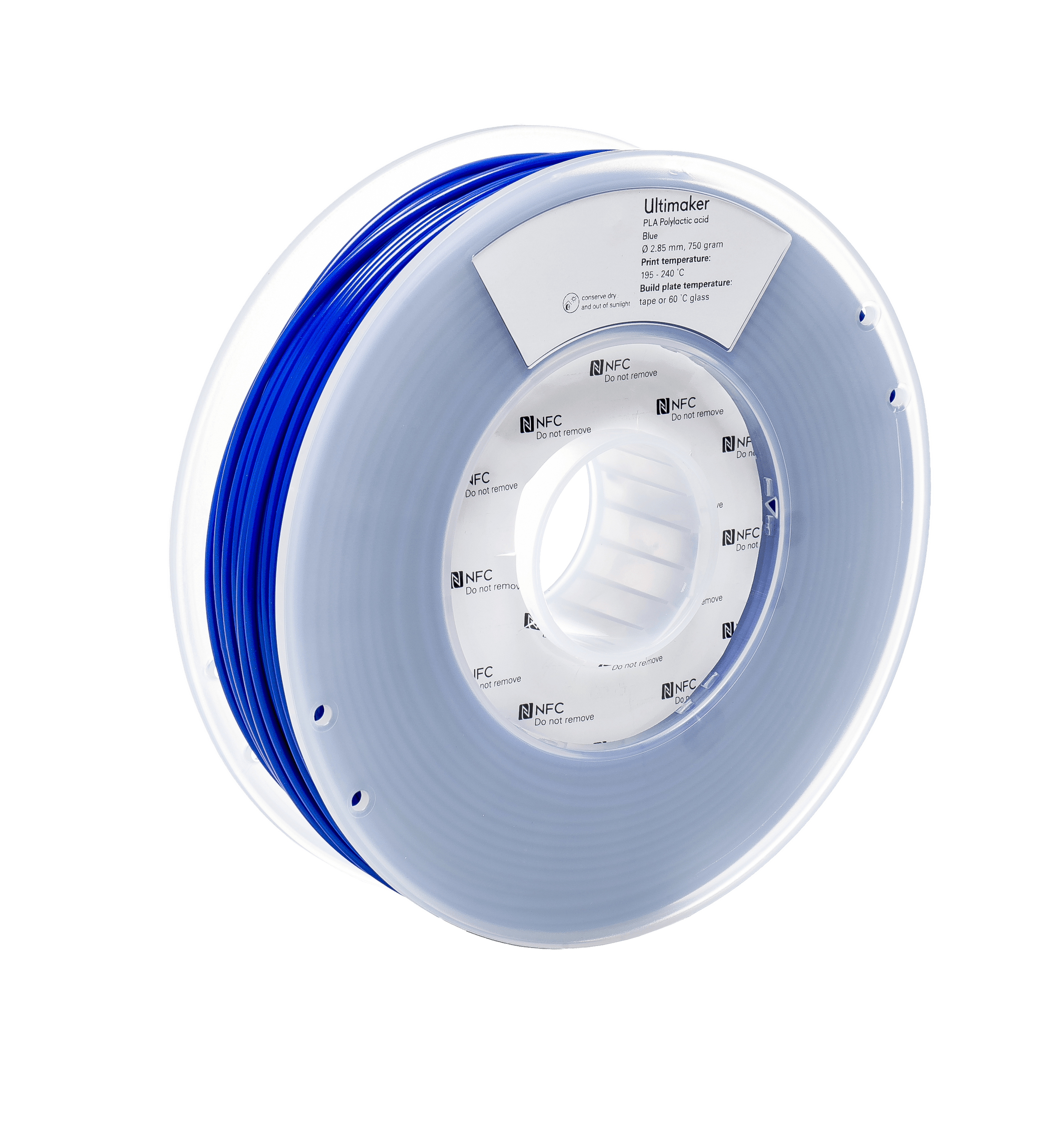 Filament UltiMaker PLA Niebieski (BLUE)