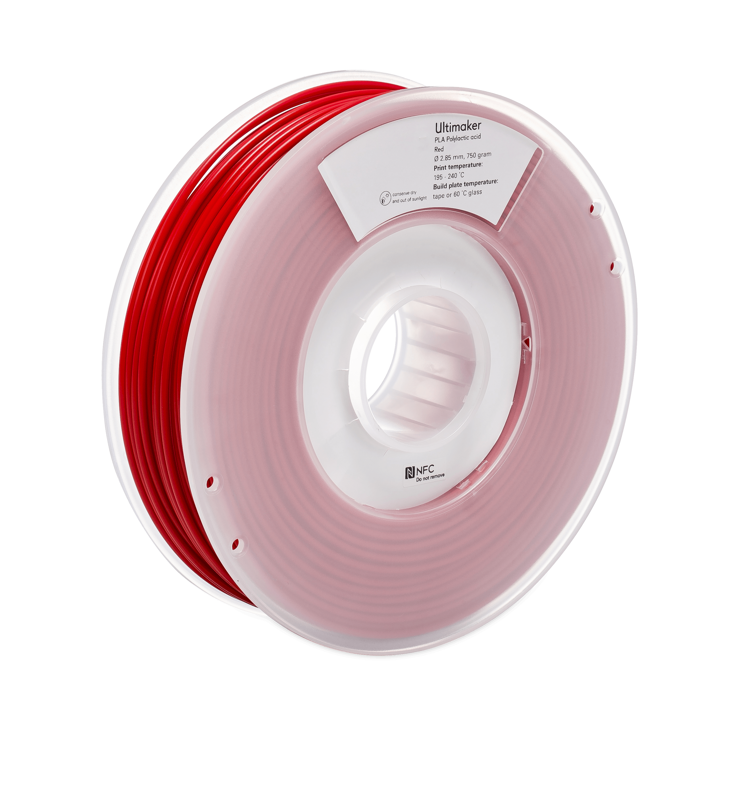 Filament UltiMaker PLA Czerwony (RED)