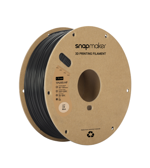 Filament Snapmaker TPU-LW Czarny (BLACK)
