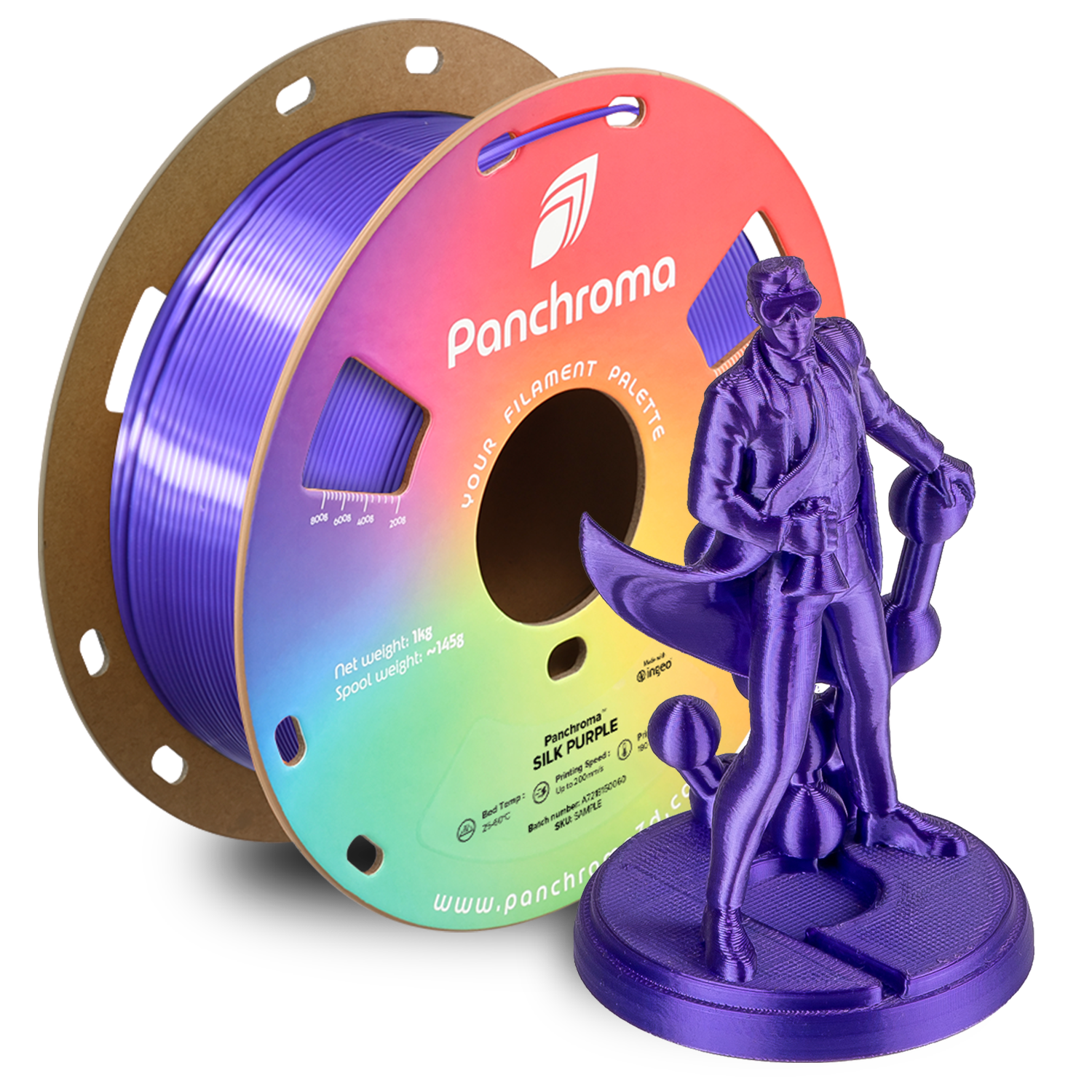 Filament Polymaker PLA High-Speed Jedwabny (SILK)