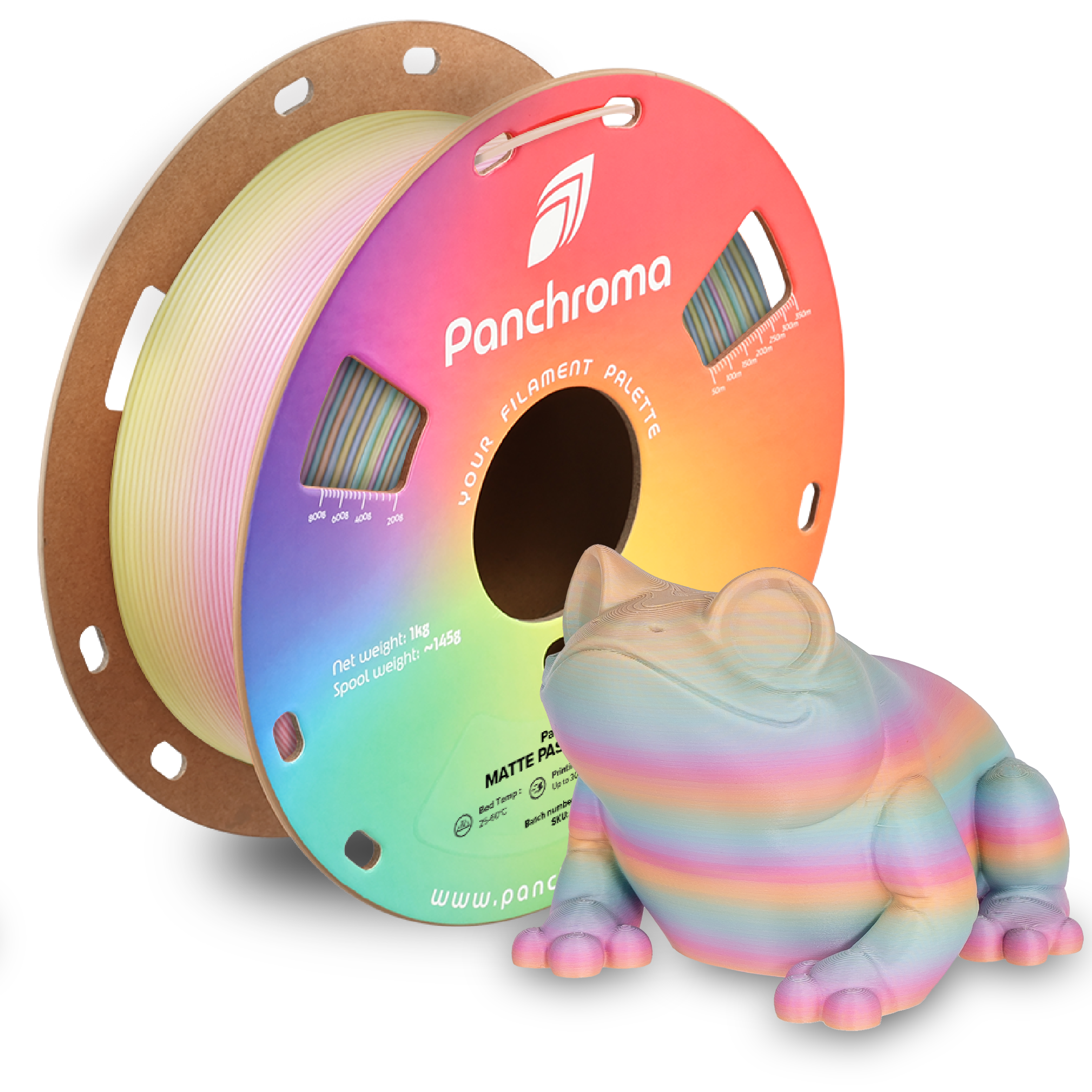 Filament Polymaker PLA Tęczowy (RAINBOW)