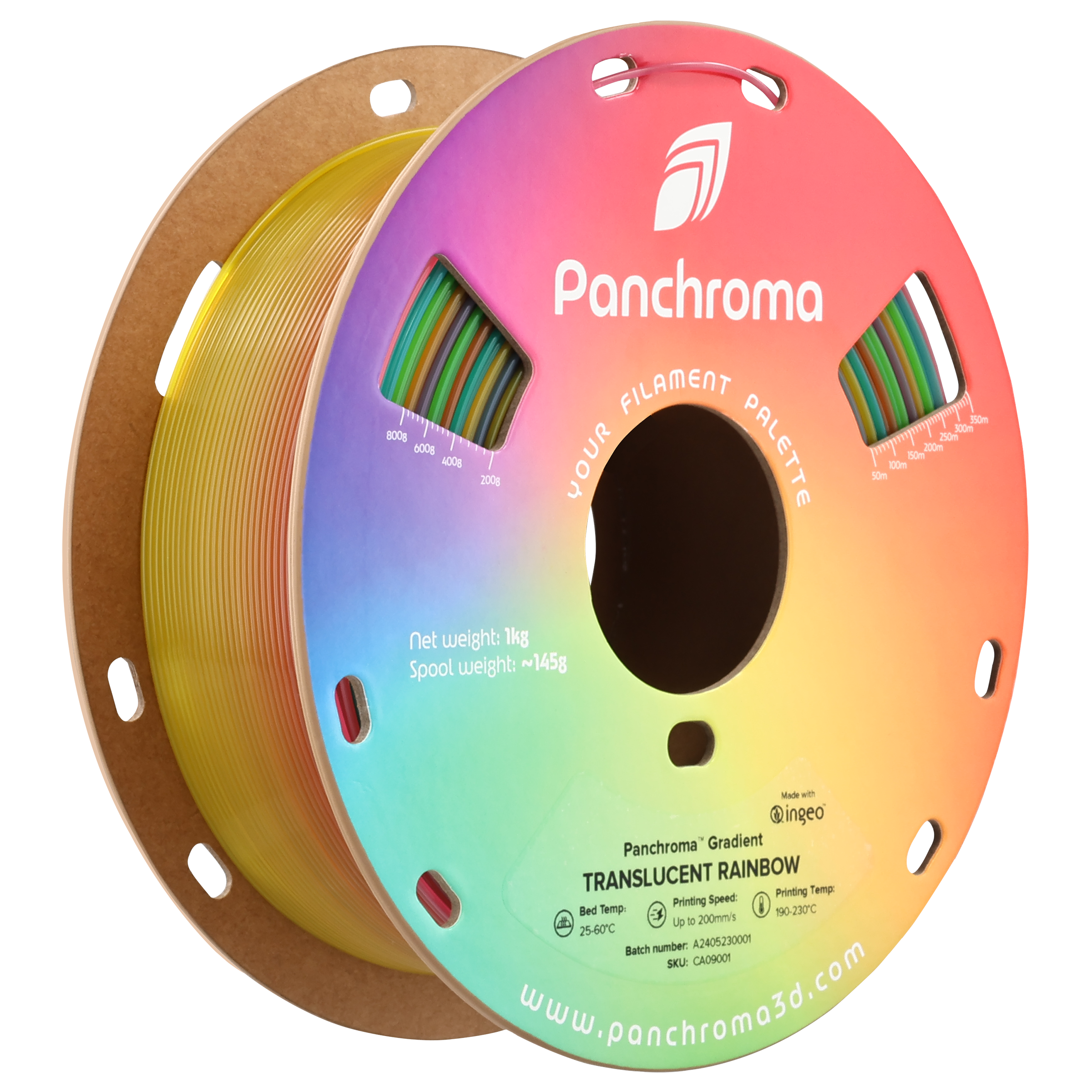 Filament Polymaker PLA Tęczowy (RAINBOW)