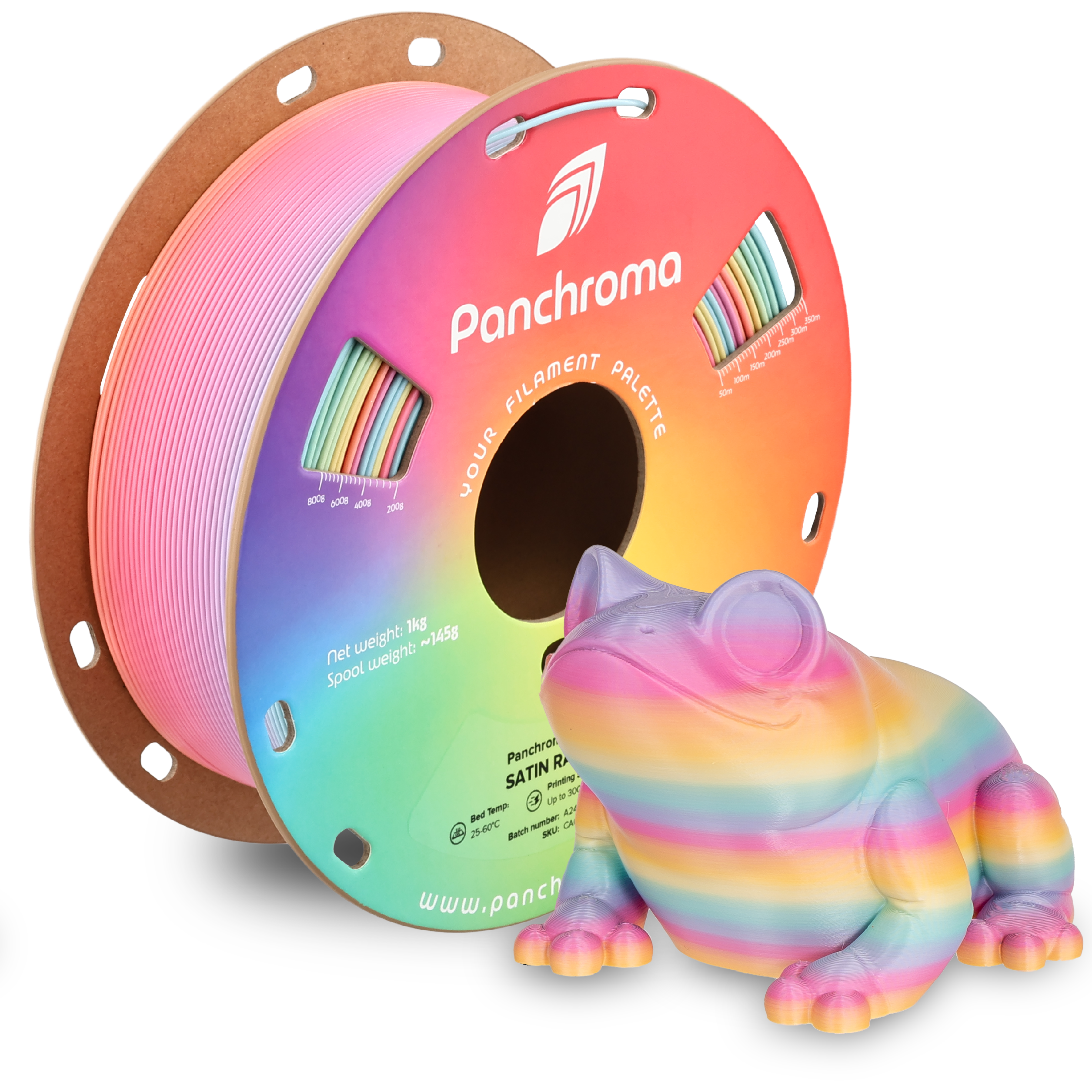 Filament Polymaker PLA Tęczowy (RAINBOW)